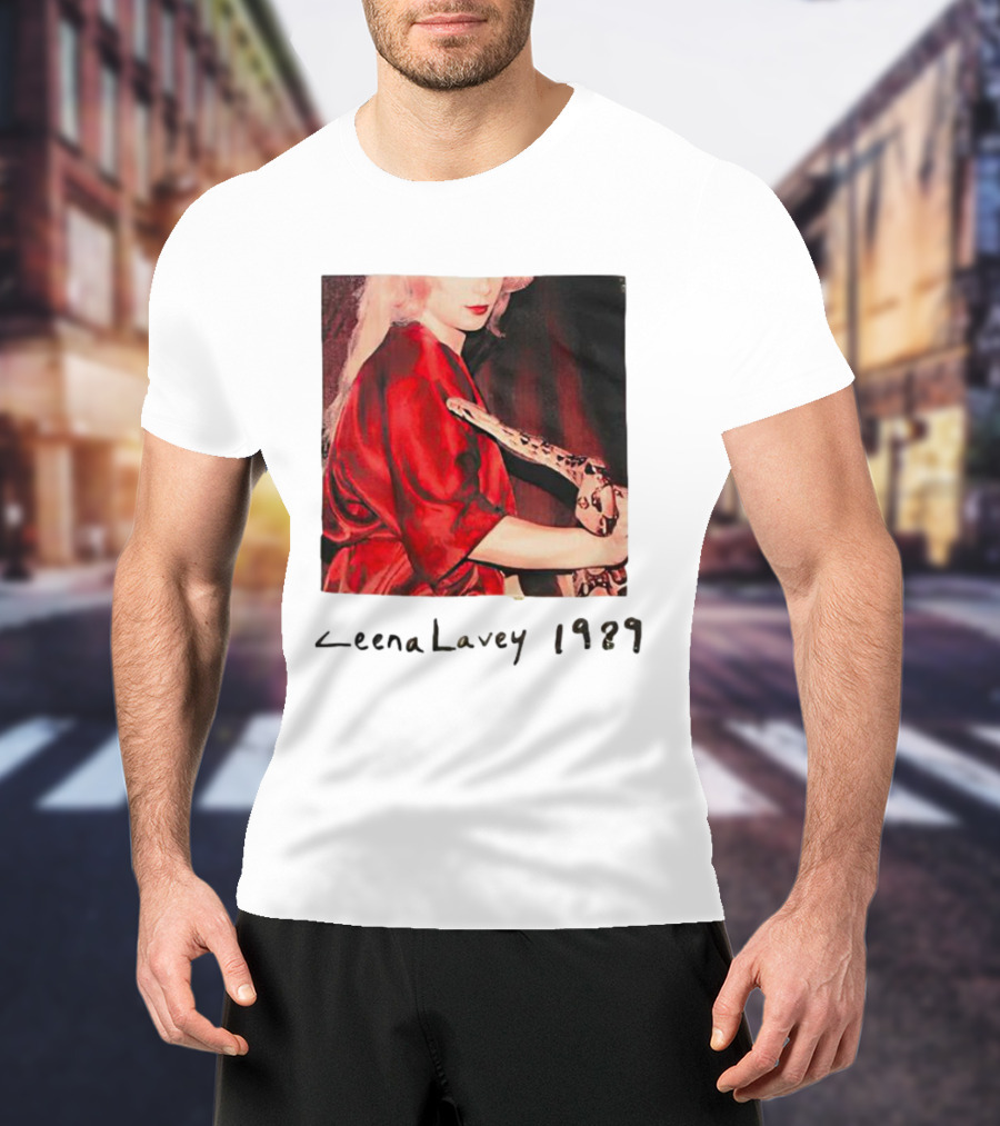 Zeena Lavey 1989 Red Robe Snake T-Shirt