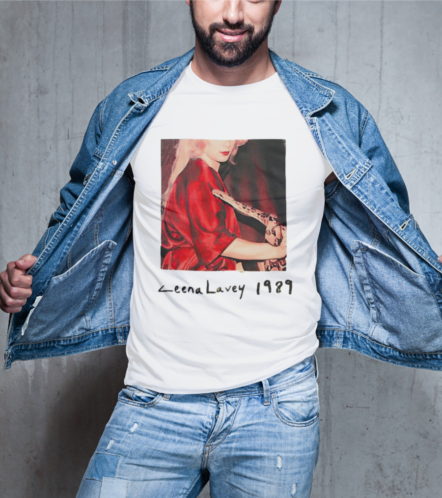 Zeena Lavey 1989 Red Robe Snake T-Shirt