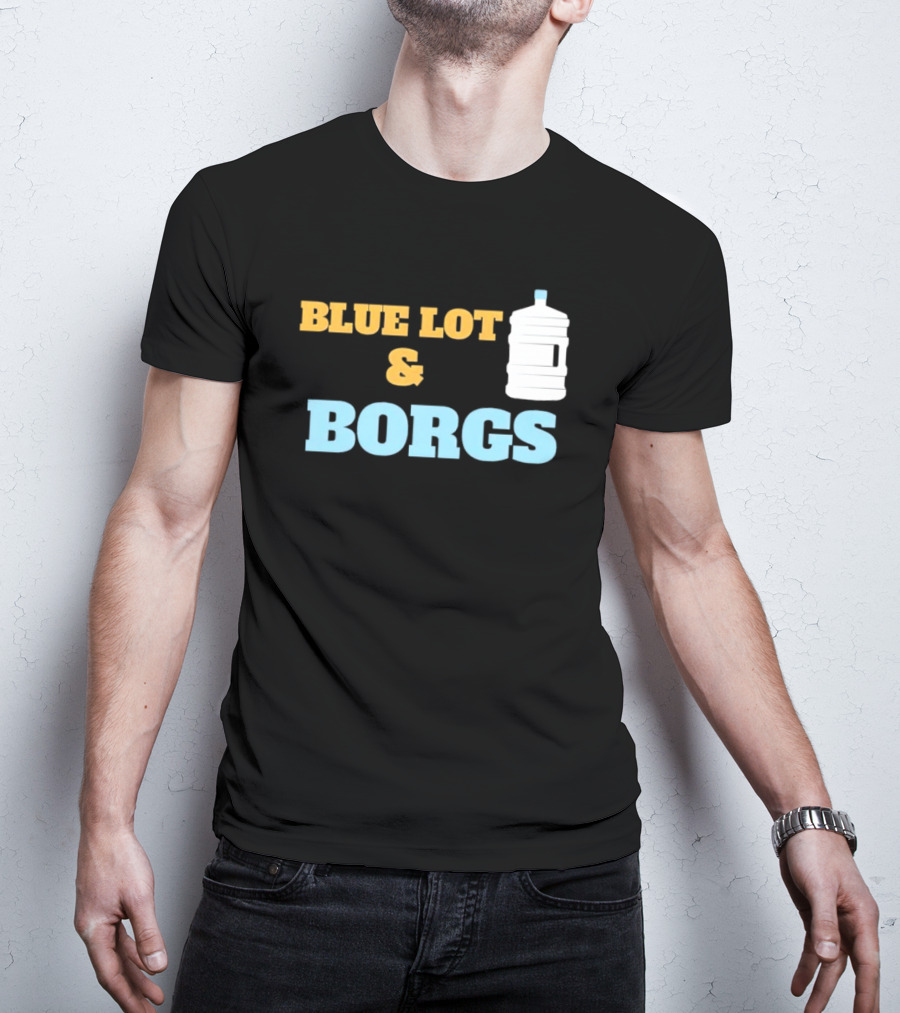 Blue Lot And Borgs Party Gallon T-Shirt