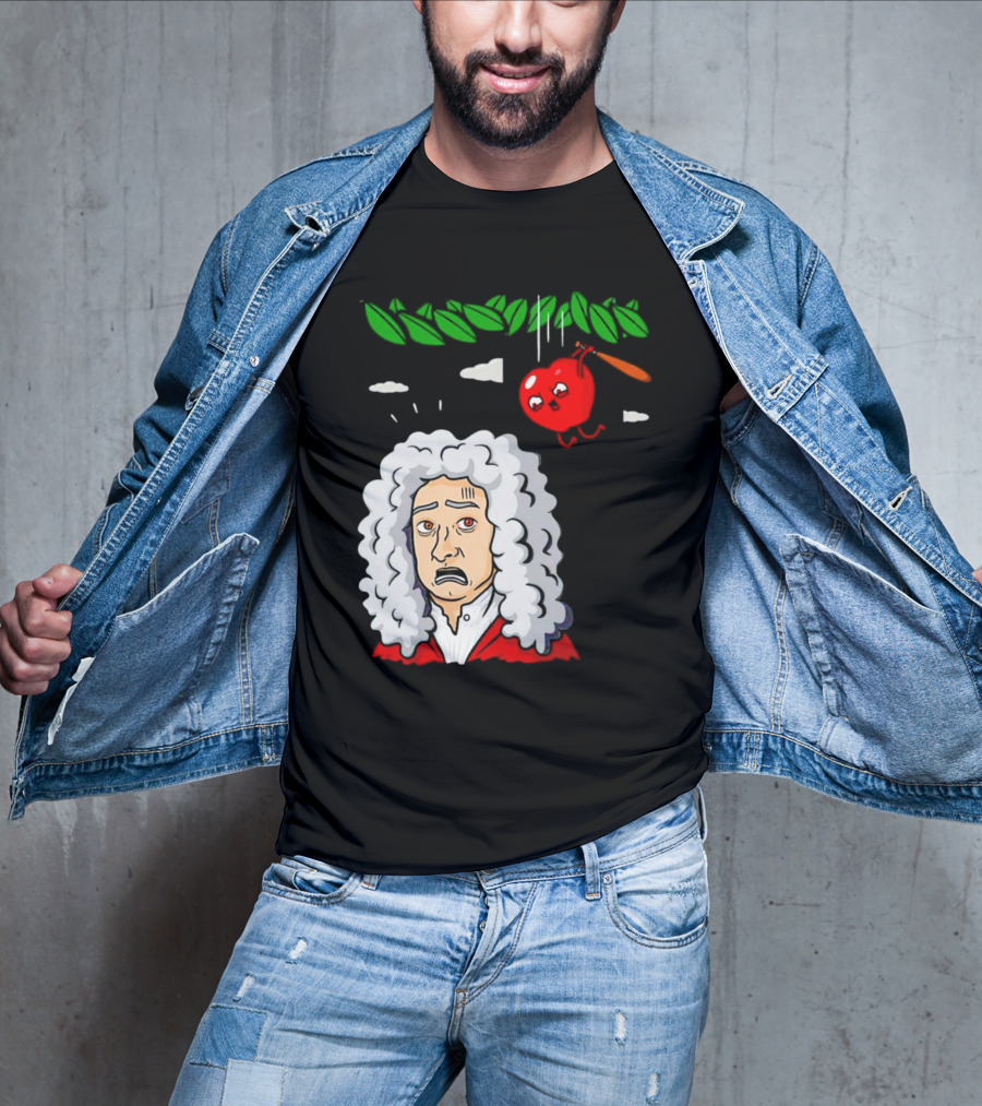 Extreme Gravity Apple Falling On Newton T-Shirt