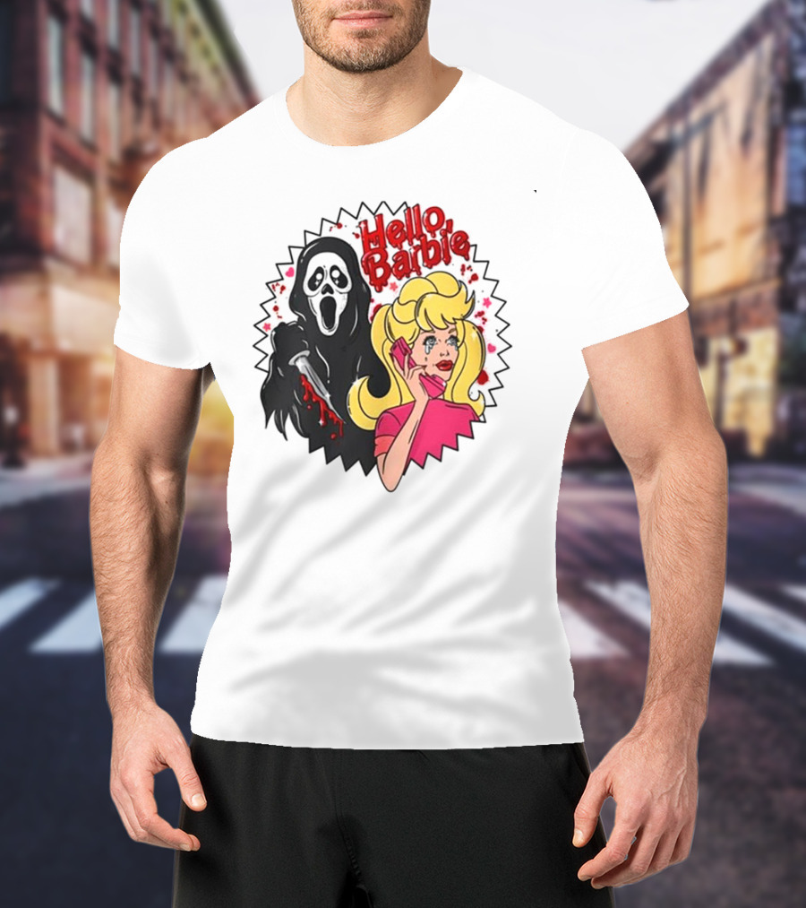 Hello Barbie Ghost Mask Doll T-Shirt