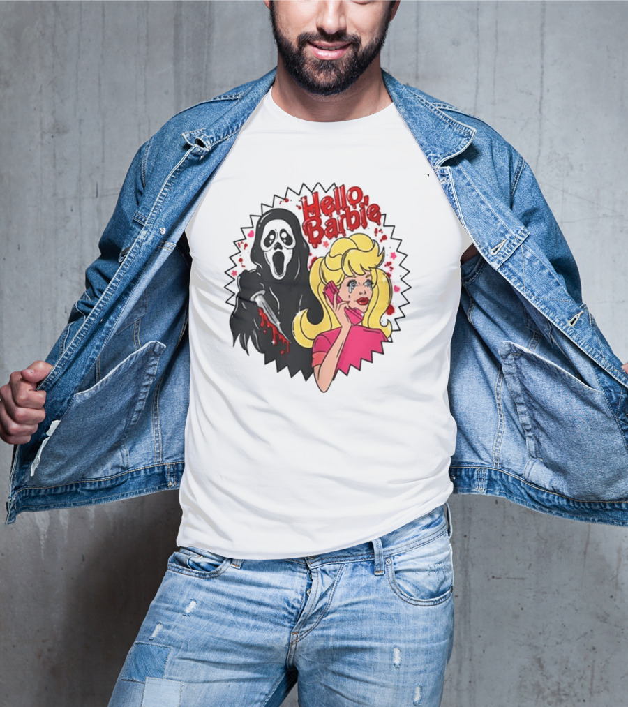 Hello Barbie Ghost Mask Doll T-Shirt