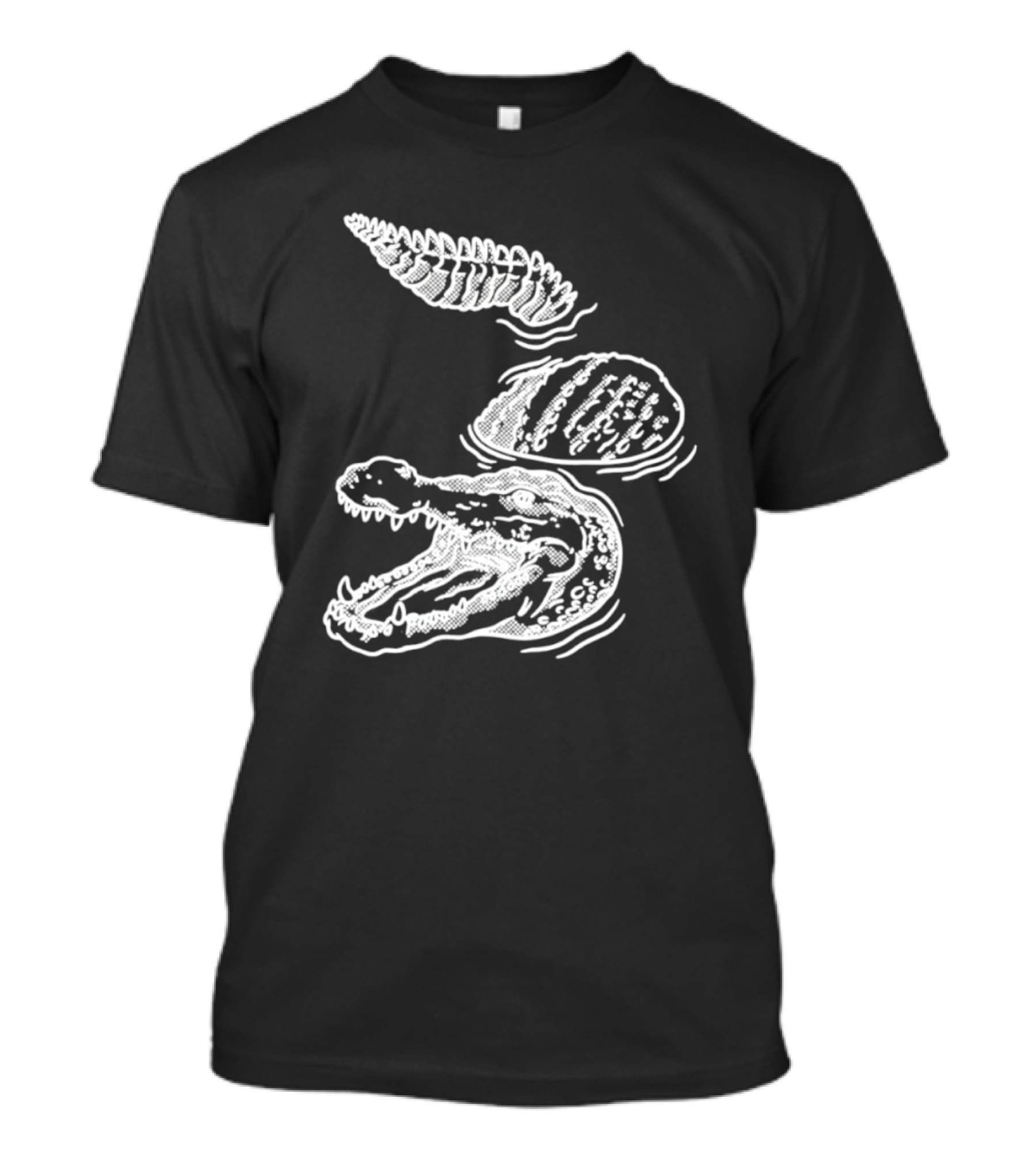 Let's Trip Alligator Spiral Tail T-Shirt