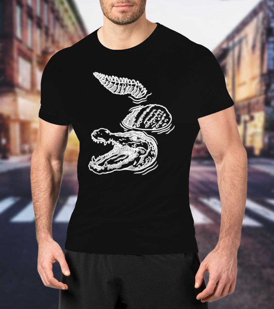 Let's Trip Alligator Spiral Tail T-Shirt