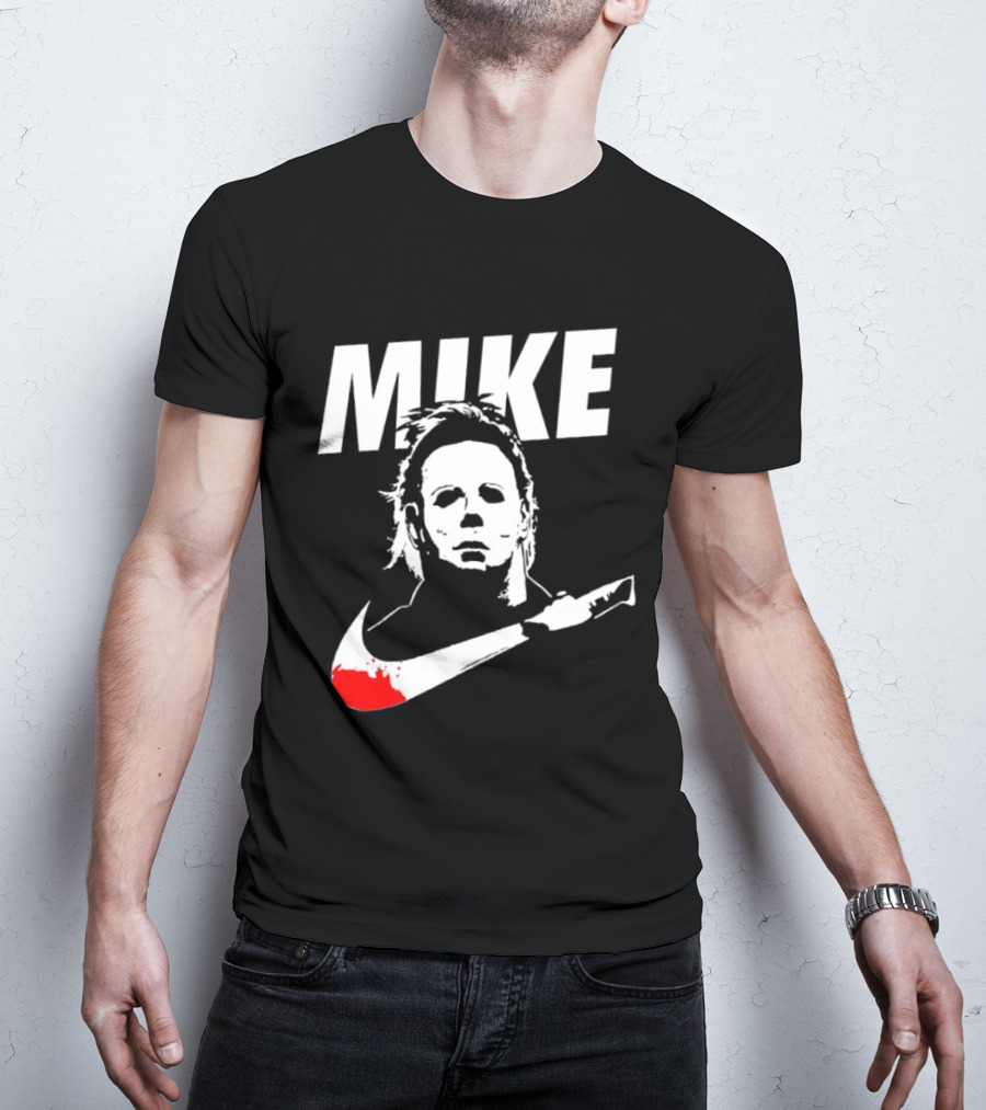 Mike Michael Myers Halloween Knife Swoosh T-Shirt