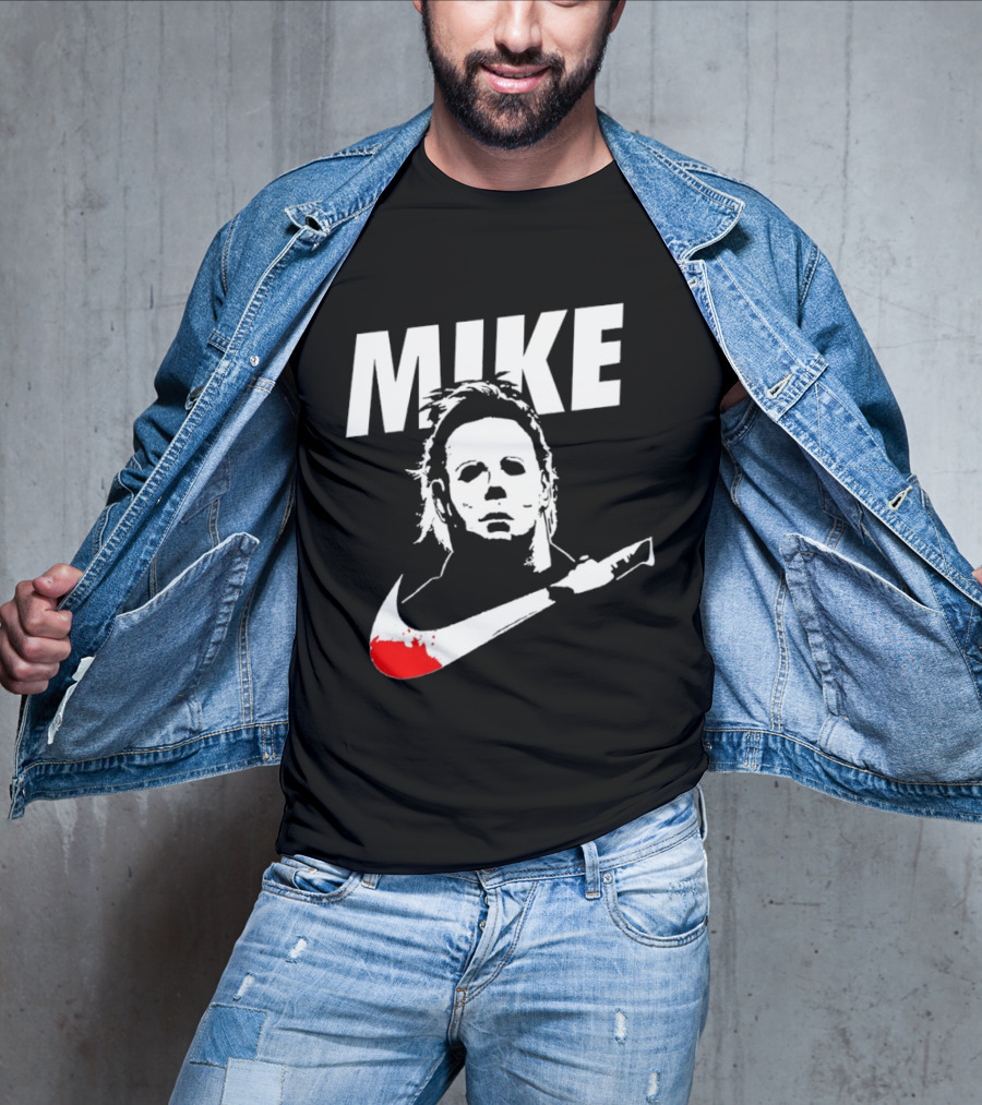 Mike Michael Myers Halloween Knife Swoosh T-Shirt