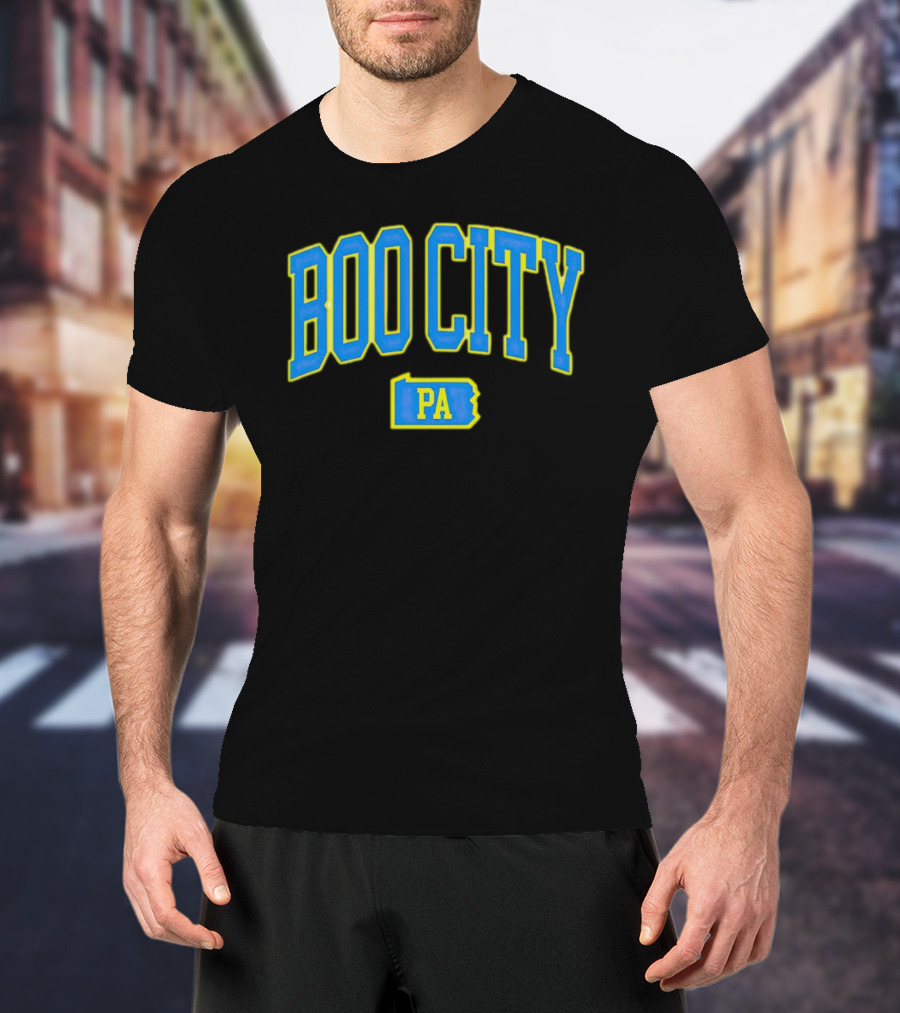 BOO CITY PA Philadelphia-Inspired Ghost T-Shirt