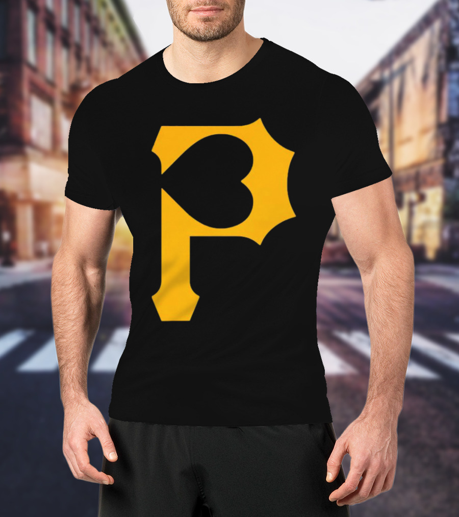 Heart Of Pittsburgh Pirates 'P' T-Shirt