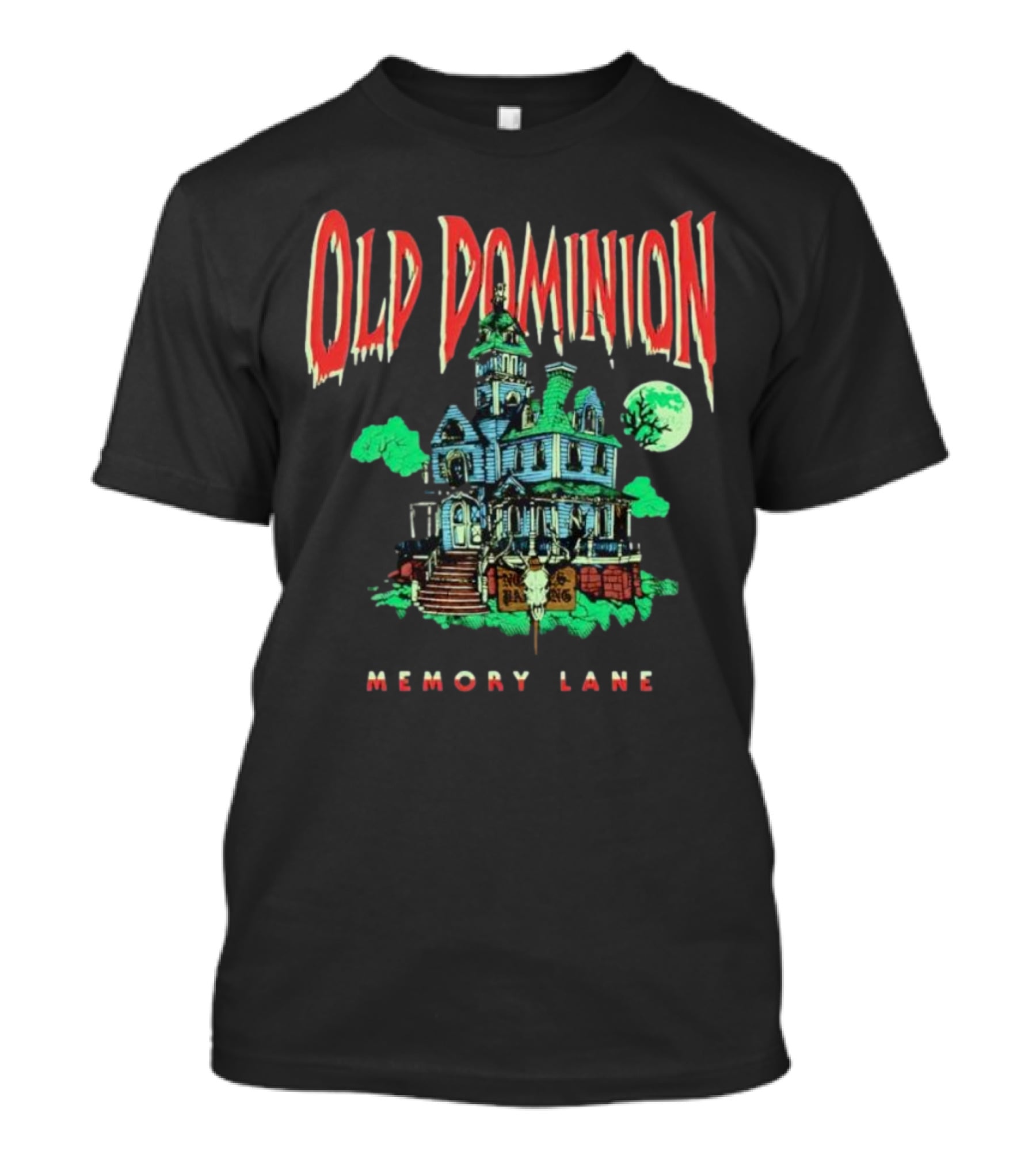 Old Dominion Memory Lane Haunted House Halloween T-Shirt
