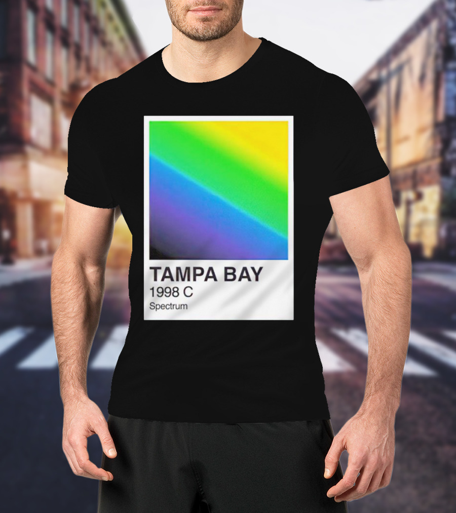 Tampa Bay 1998 C Spectrum Rainbow Gradient T-Shirt