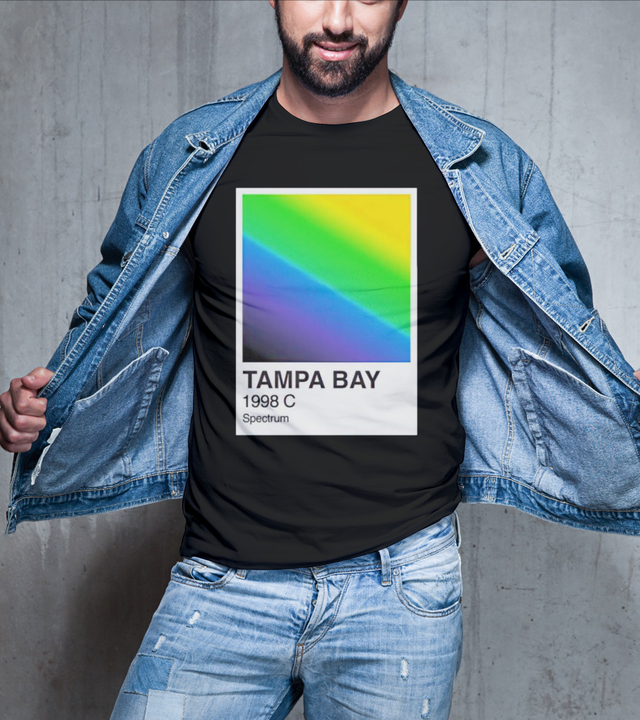 Tampa Bay 1998 C Spectrum Rainbow Gradient T-Shirt