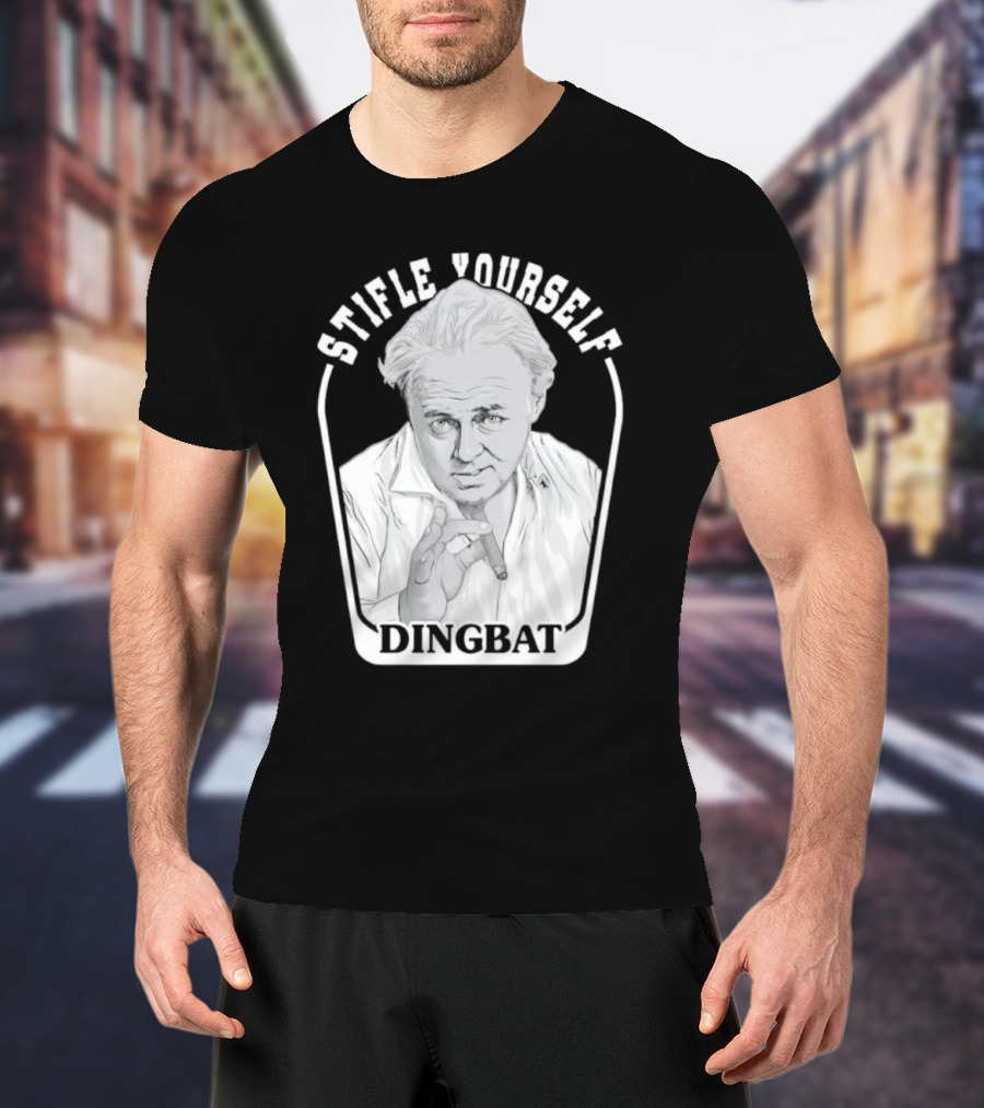 Stifle Yourself Dingbat Men's Iconic Character T-Shirt