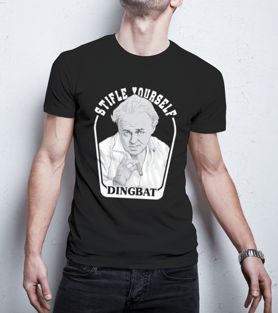 Stifle Yourself Dingbat Men's Iconic Character T-Shirt