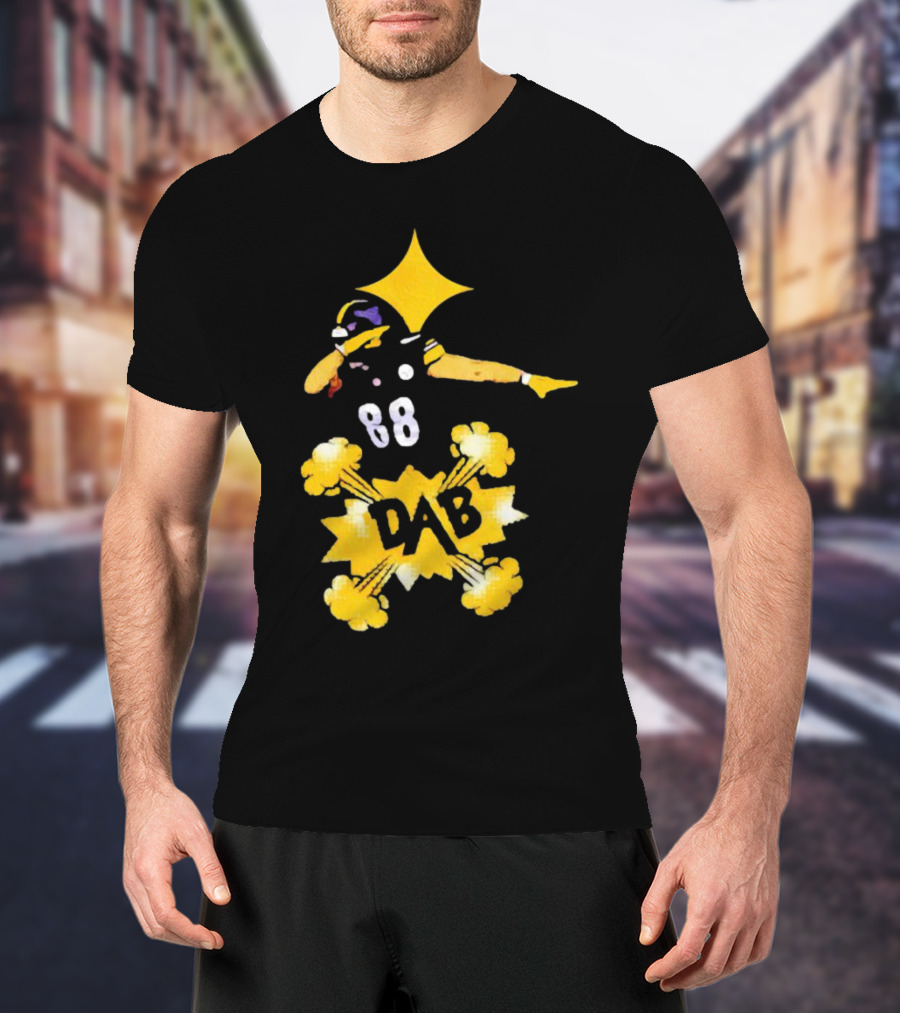 Steelers 88 Dabbing Dab T-Shirt