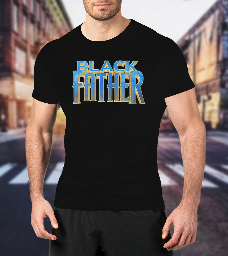 Black Panther Black Father T-Shirt