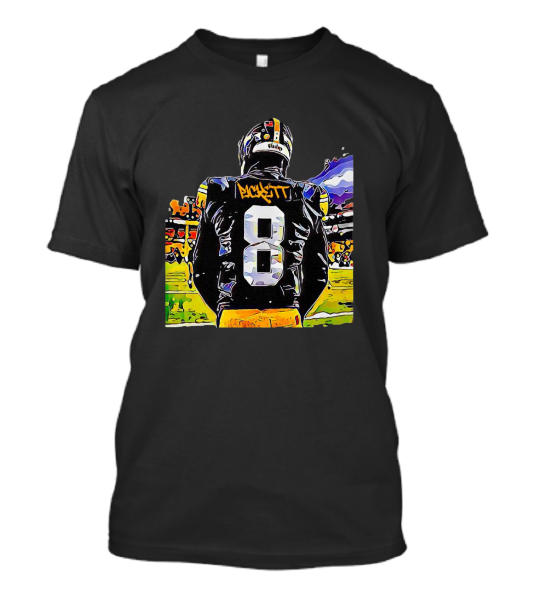 Kenny Pickett Number 8 Football Celebration Steelers T-Shirt