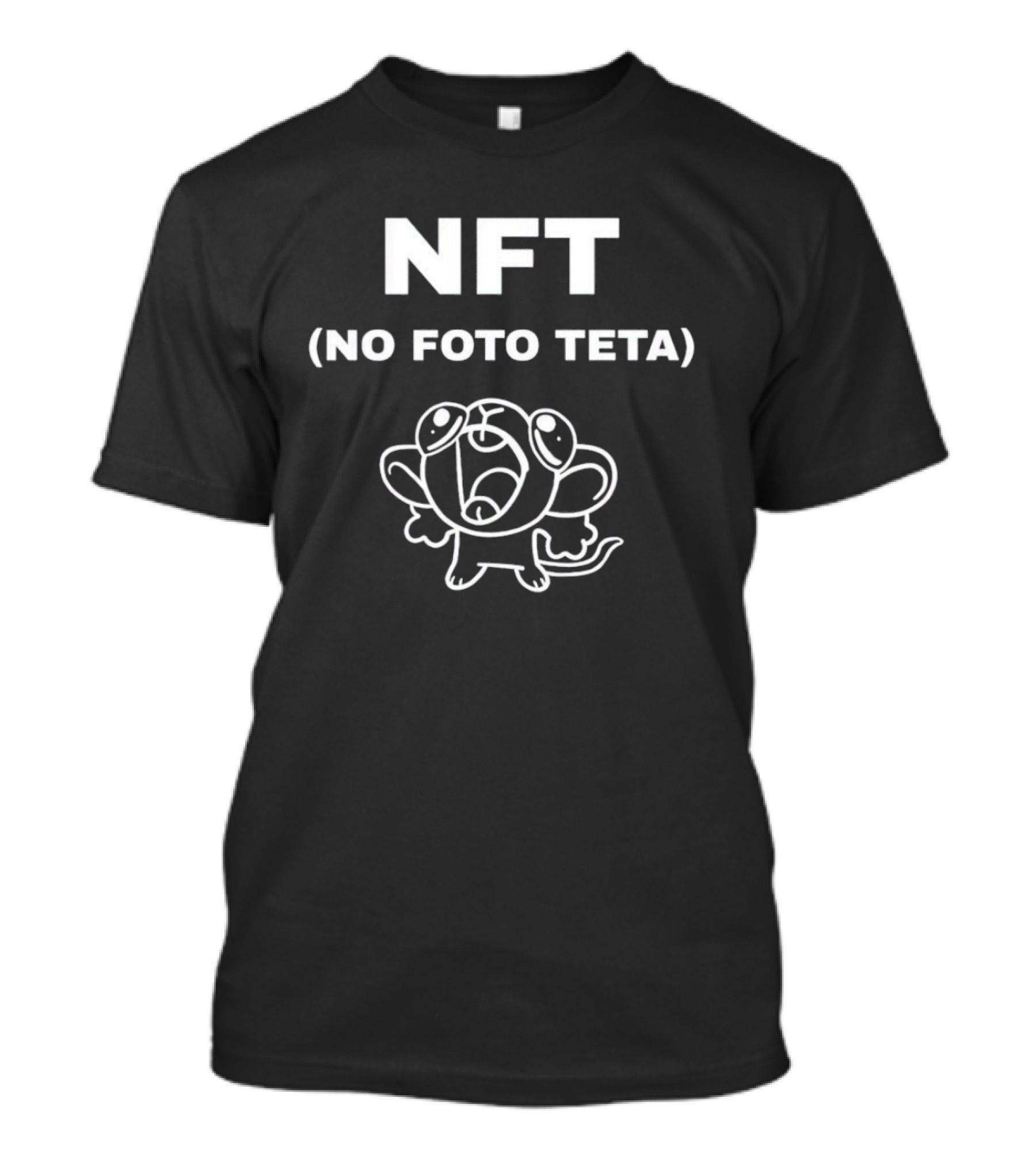 NFT No Foto Teta Cartoon Monkey T-Shirt