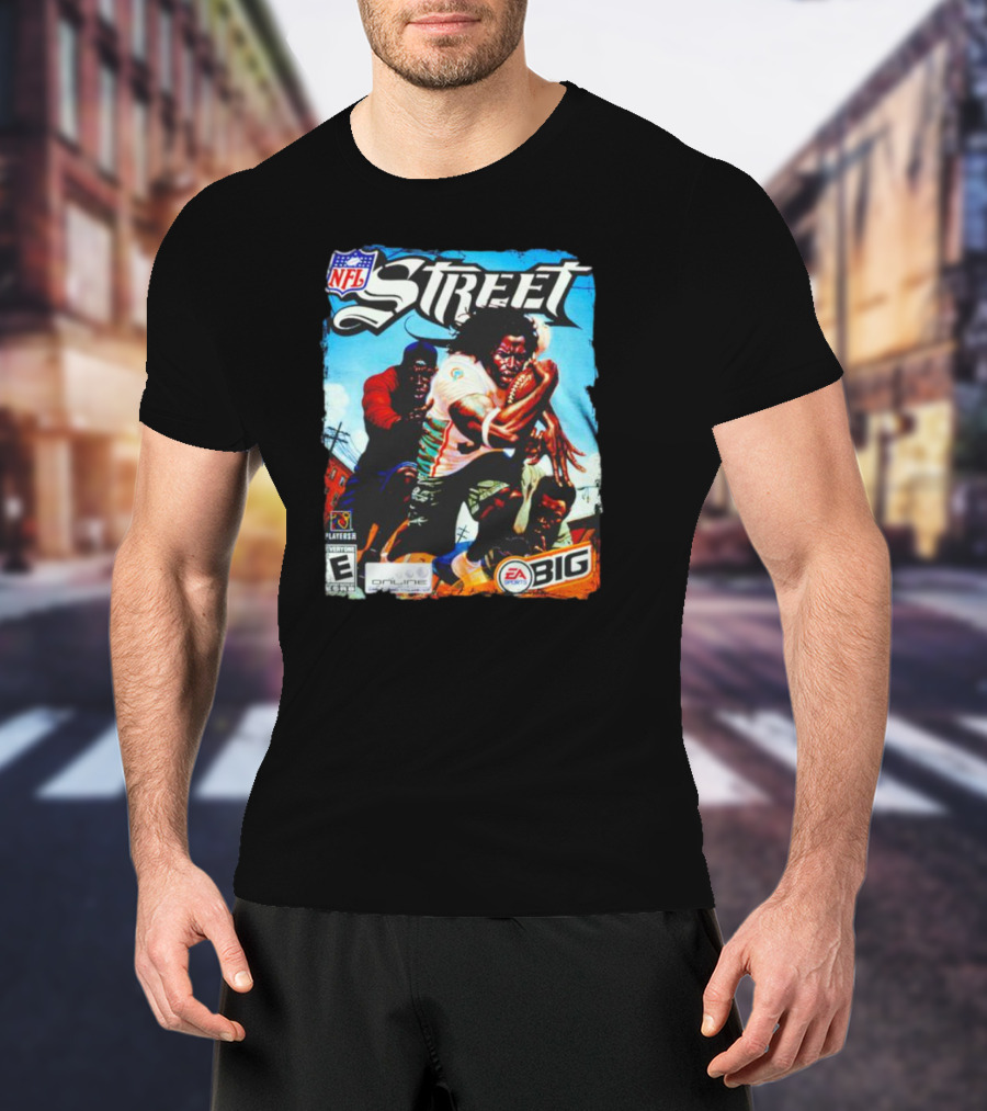 NFL Street EA Sports Big PlayStation 2 Game Cover T-Shirt