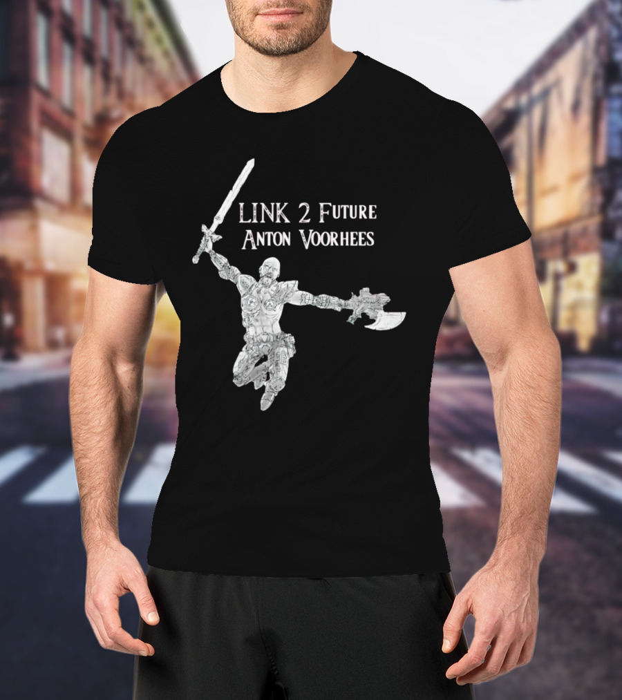 TriBorg Link 2 Future Anton Voorhees Sword And Axe Warrior T-Shirt