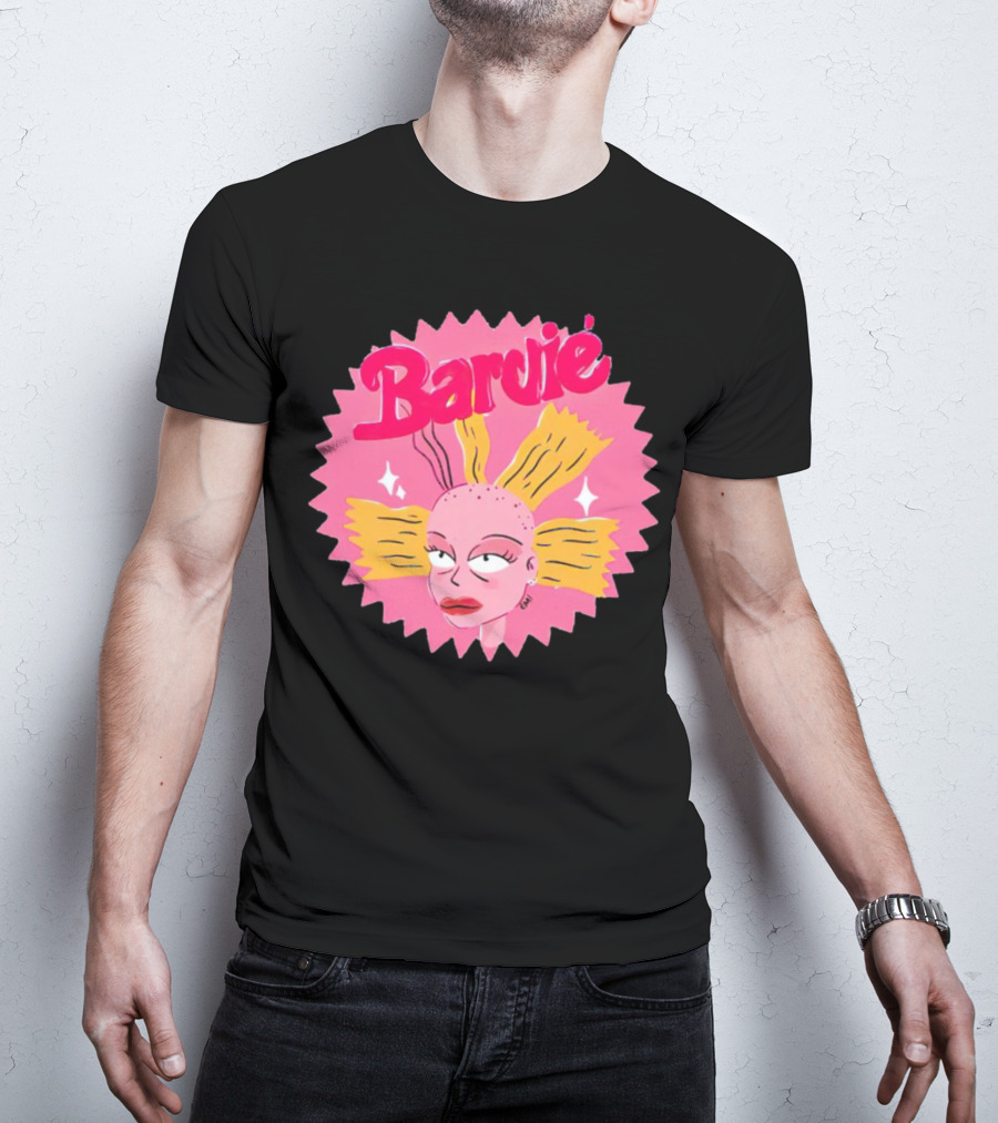 Barbie Movie Bold Parody Pink Starburst T-Shirt