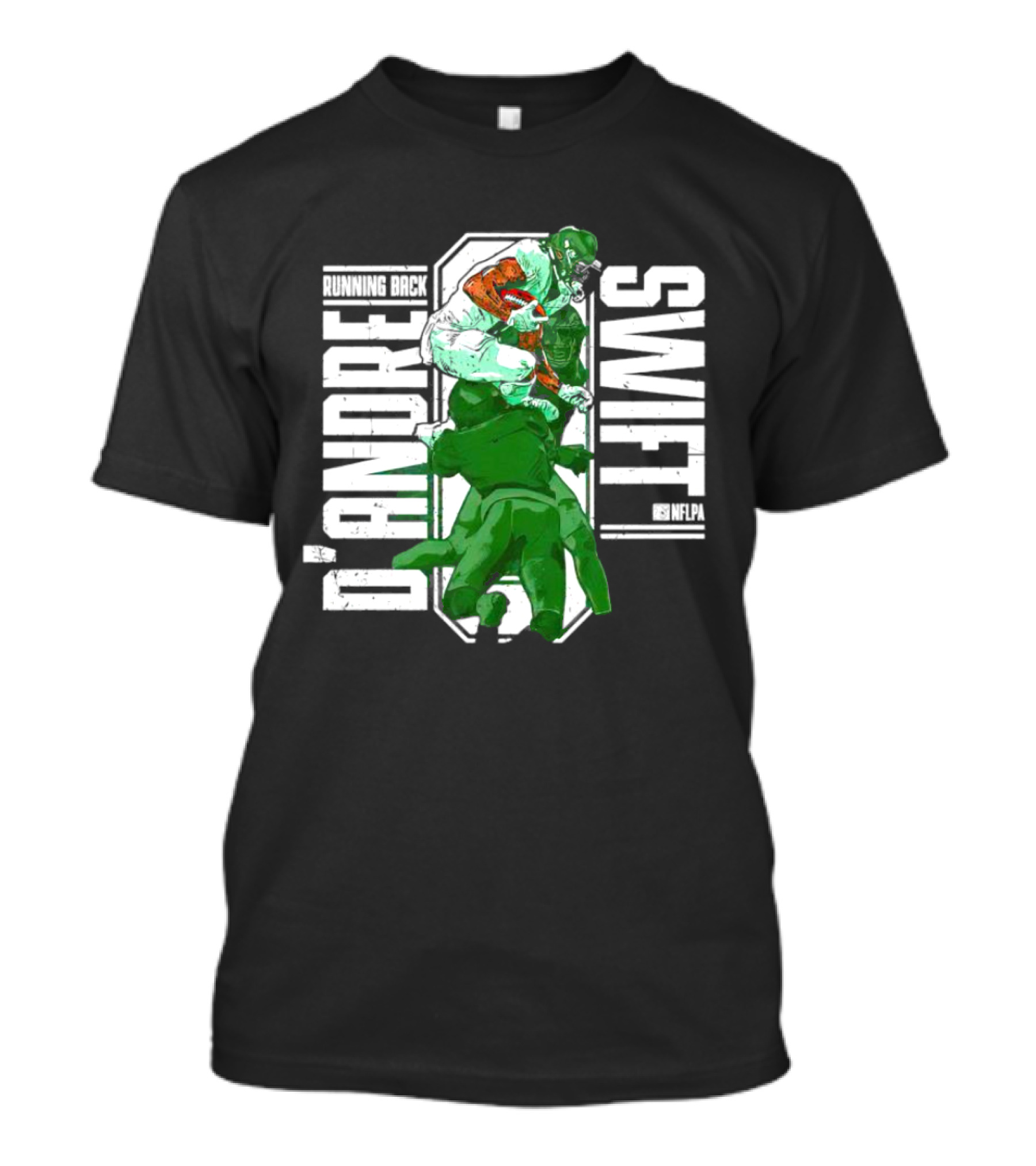 D’Andre Swift NFLPA Philadelphia Running Back Hurdle T-Shirt