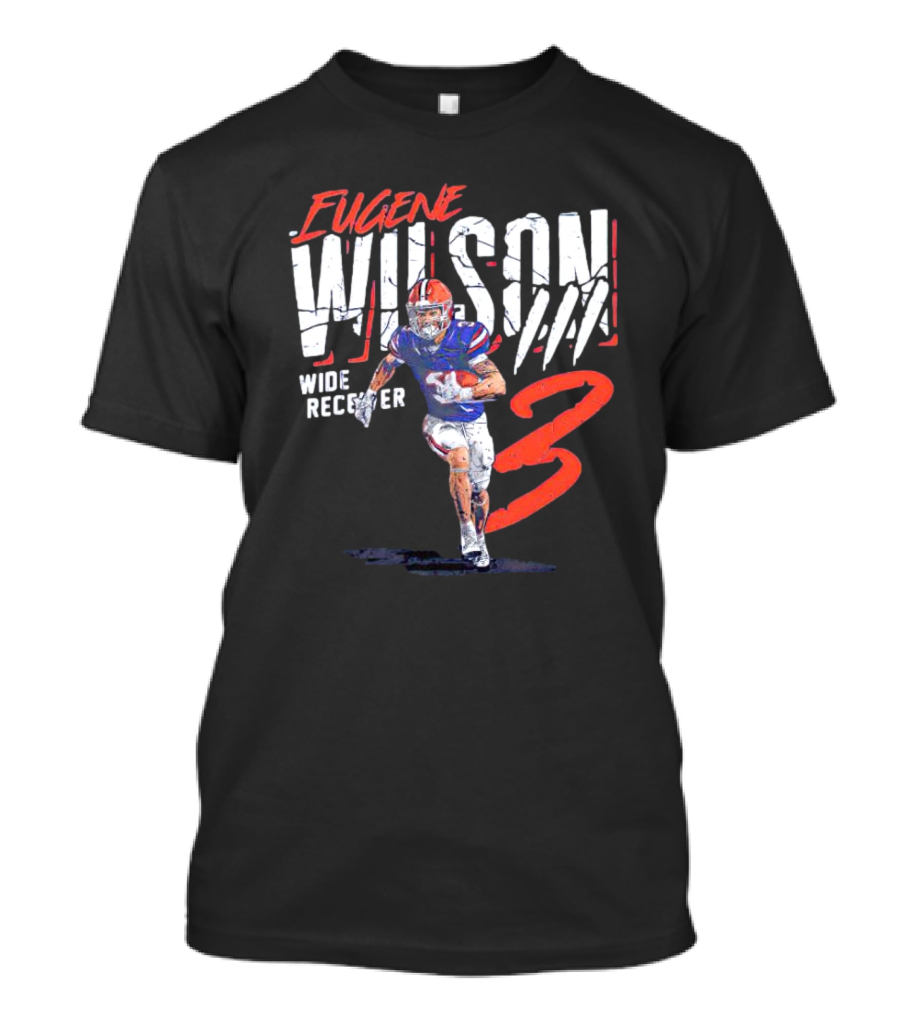 Eugene Wilson Wide Receiver 3 Football Player T-Shirt