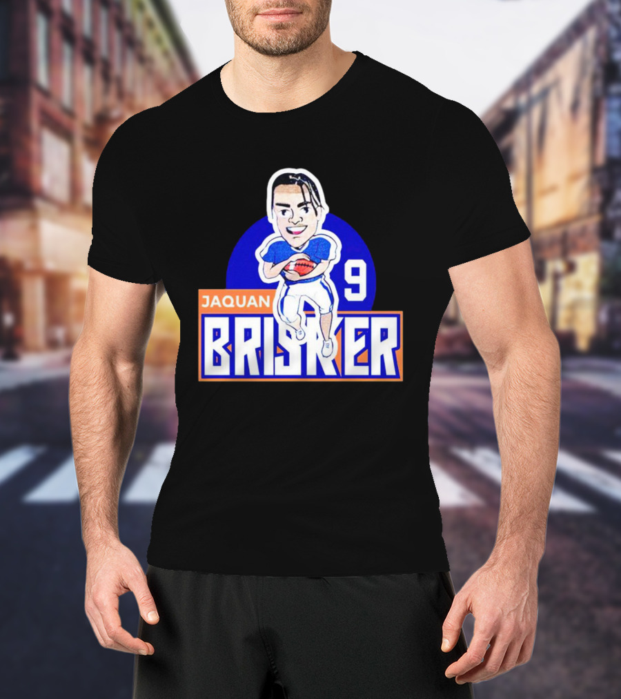 Jaquan Brisker 9 Football Caricature T-Shirt
