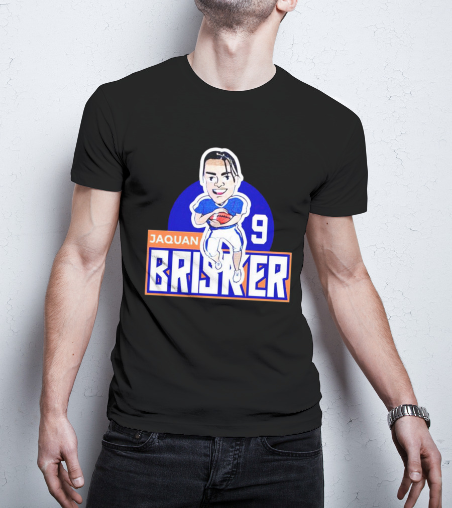 Jaquan Brisker 9 Football Caricature T-Shirt