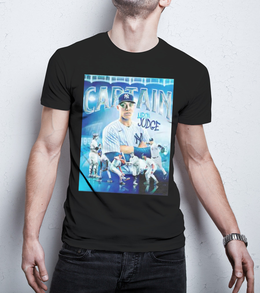 Aaron Judge New York Yankees Captain Baseball T-Shirt