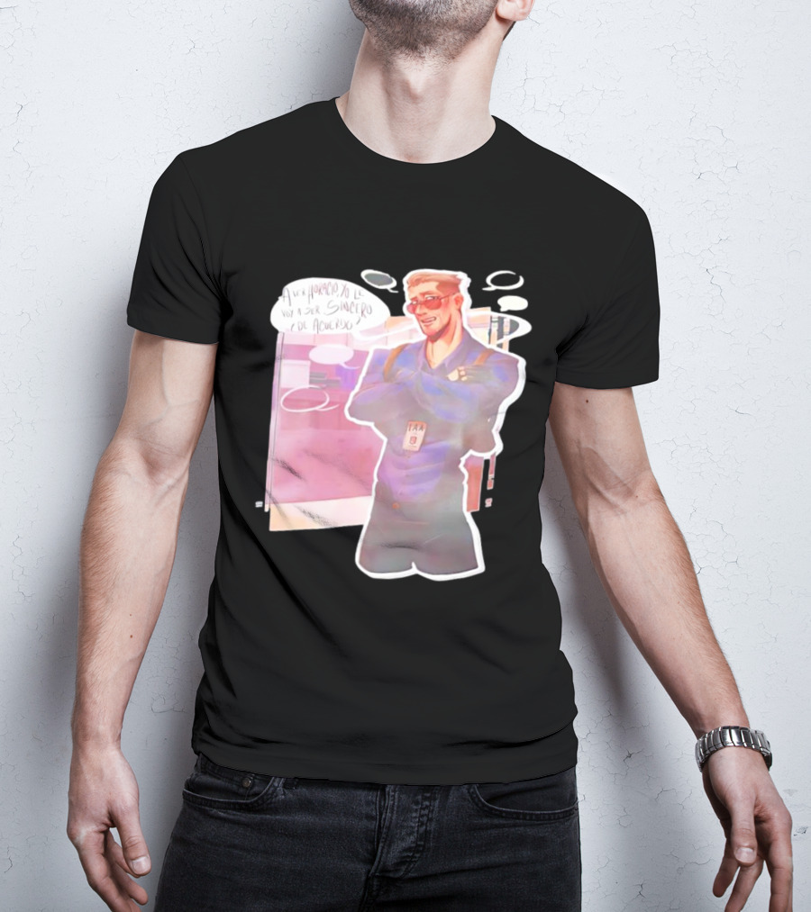 Aver Horacio Yo Le Voy A Ser Sincero De Acuerdo Cool Sunglasses Confident Pose T-Shirt