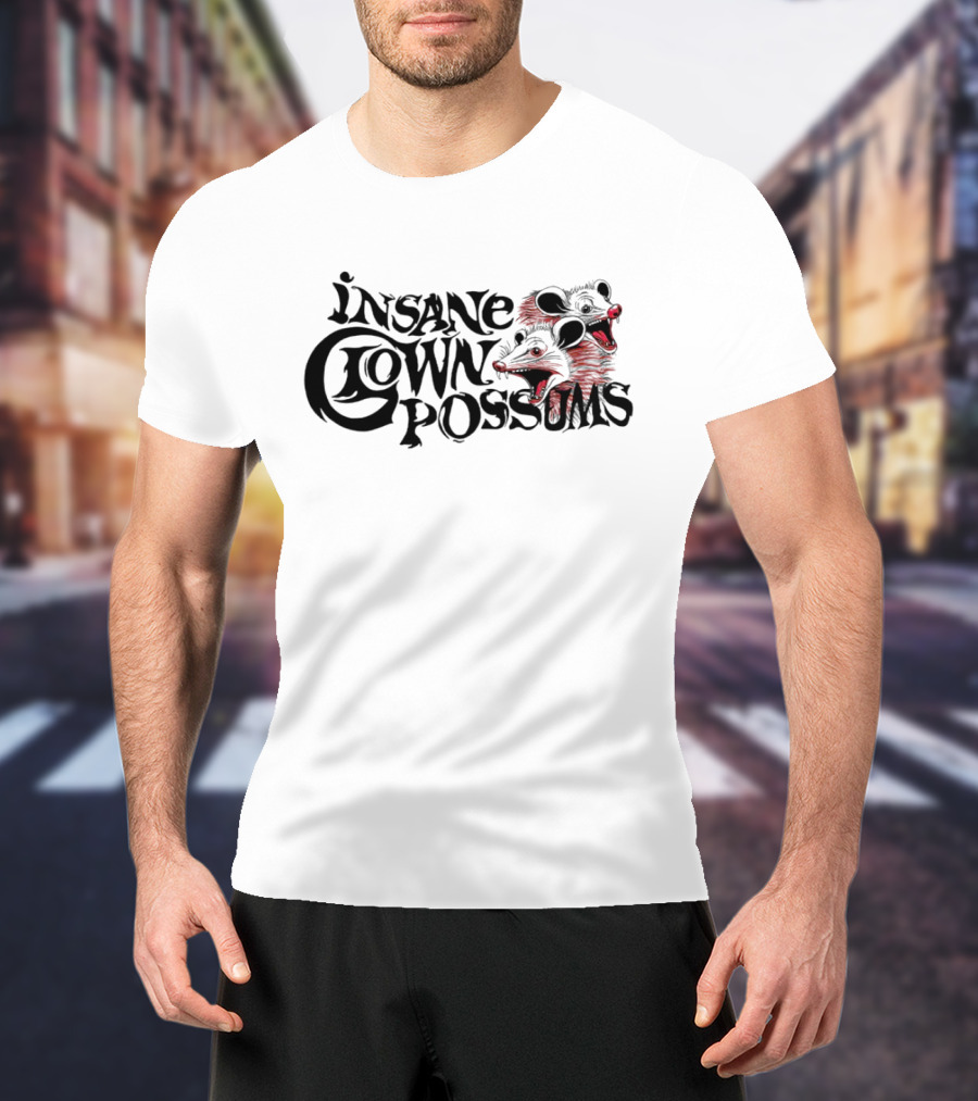 Insane Clown Possums Creepy Possum Faces T-Shirt
