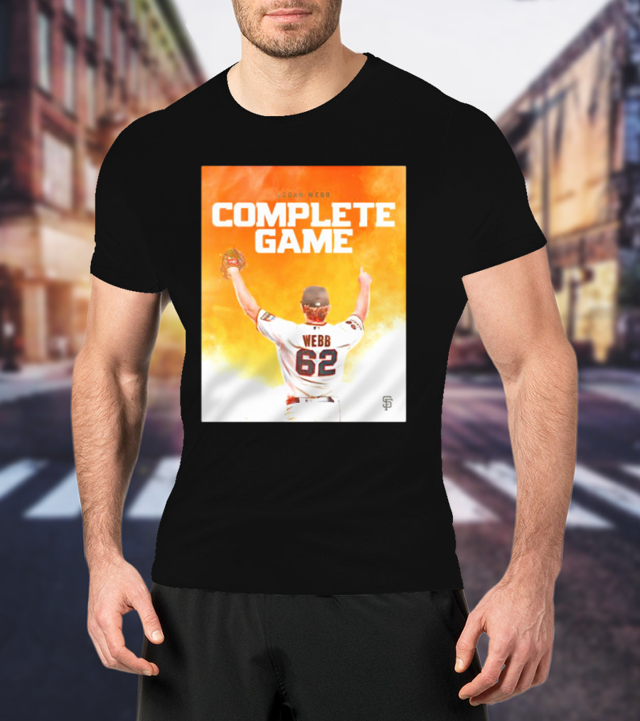 Logan Webb Complete Game San Francisco Giants Jersey Number 62 T-Shirt