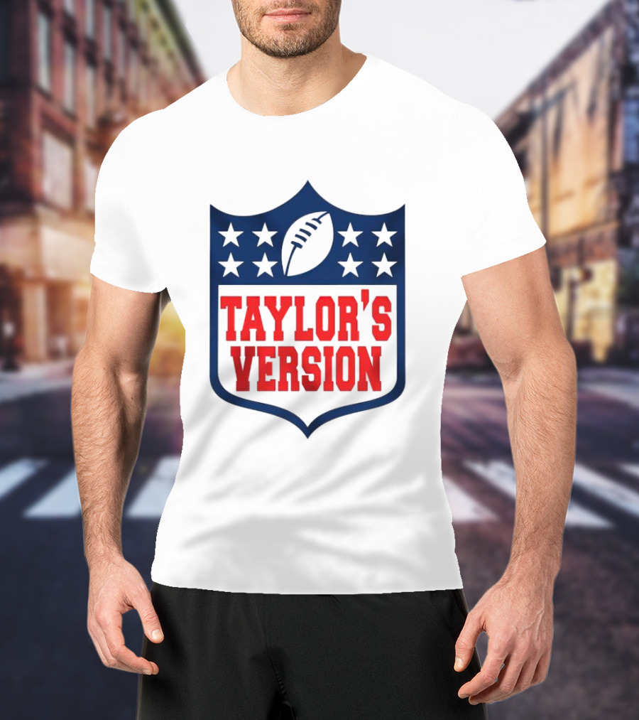 Taylor's Version Football Shield NFL T-Shirt