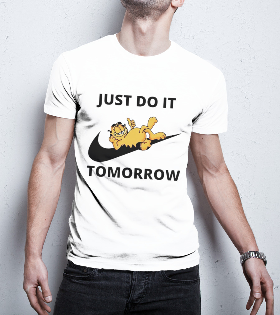 Garfield Just Do It Tomorrow T-Shirt