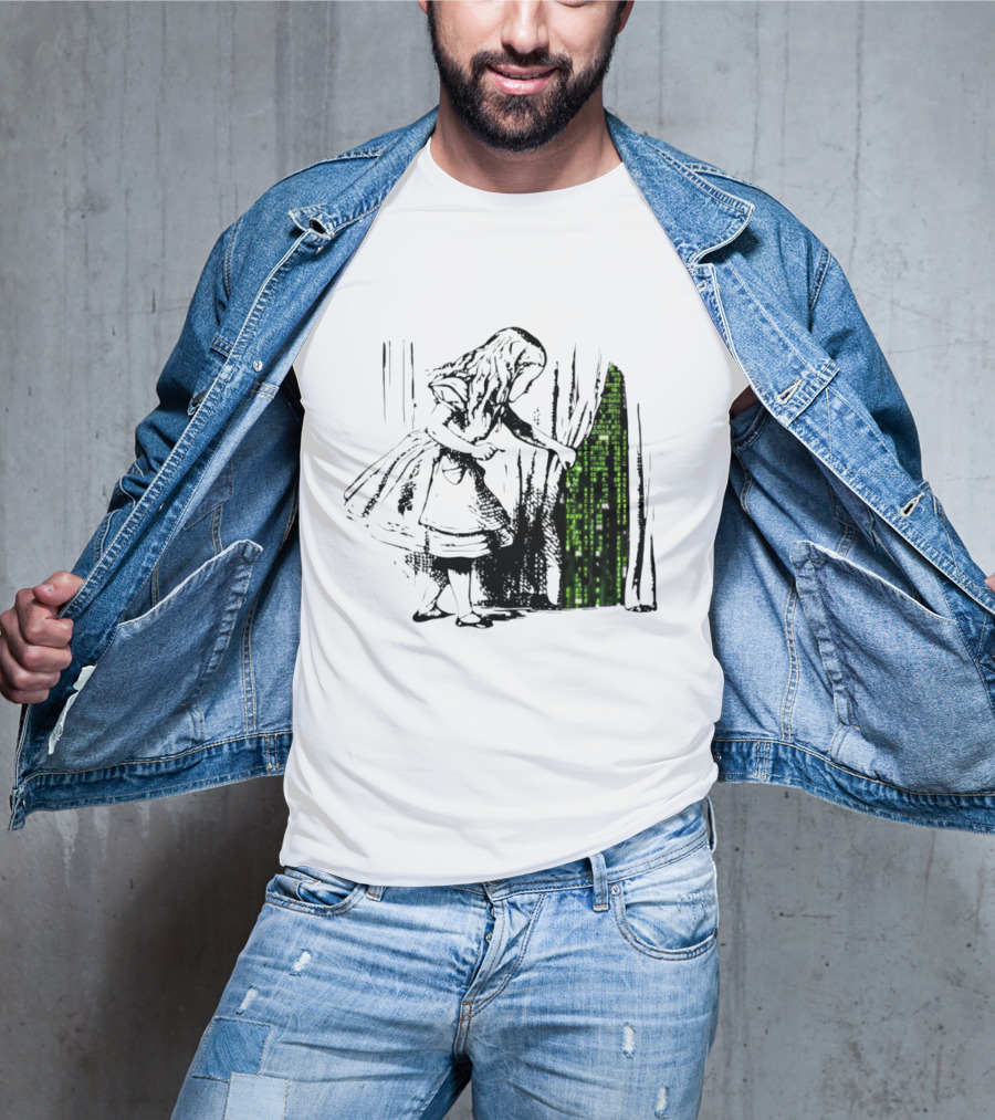 Alice Enters The Matrix New World T-Shirt