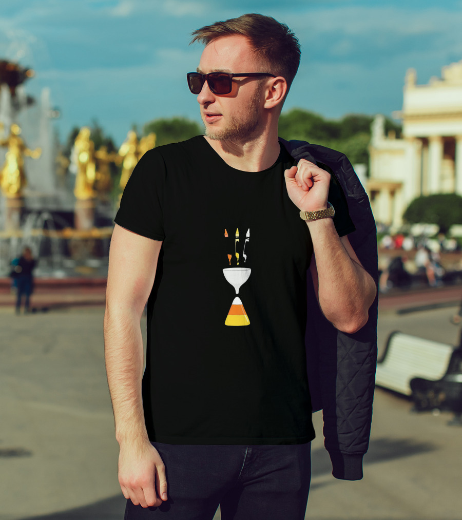 Crayondy Corn Candy Crayons And Candy Corn Fusion T-Shirt