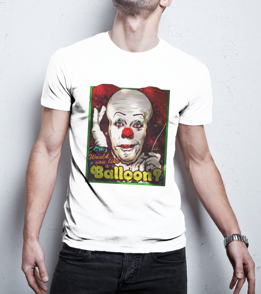 Would You Like A Balloon? Pennywise Clown T-Shirt