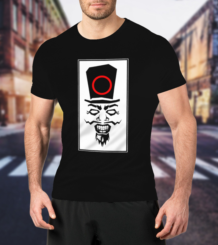 Uncle Howdy Creepy Graphic Mineral Wash Revel In What You Are T-Shirt