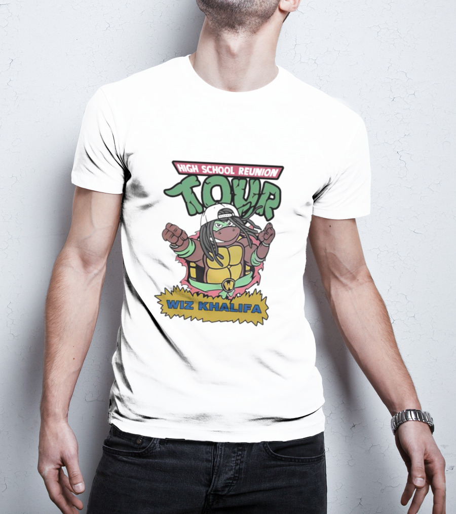 Wiz Khalifa High School Reunion Tour Ninja Turtle Mash-Up T-Shirt