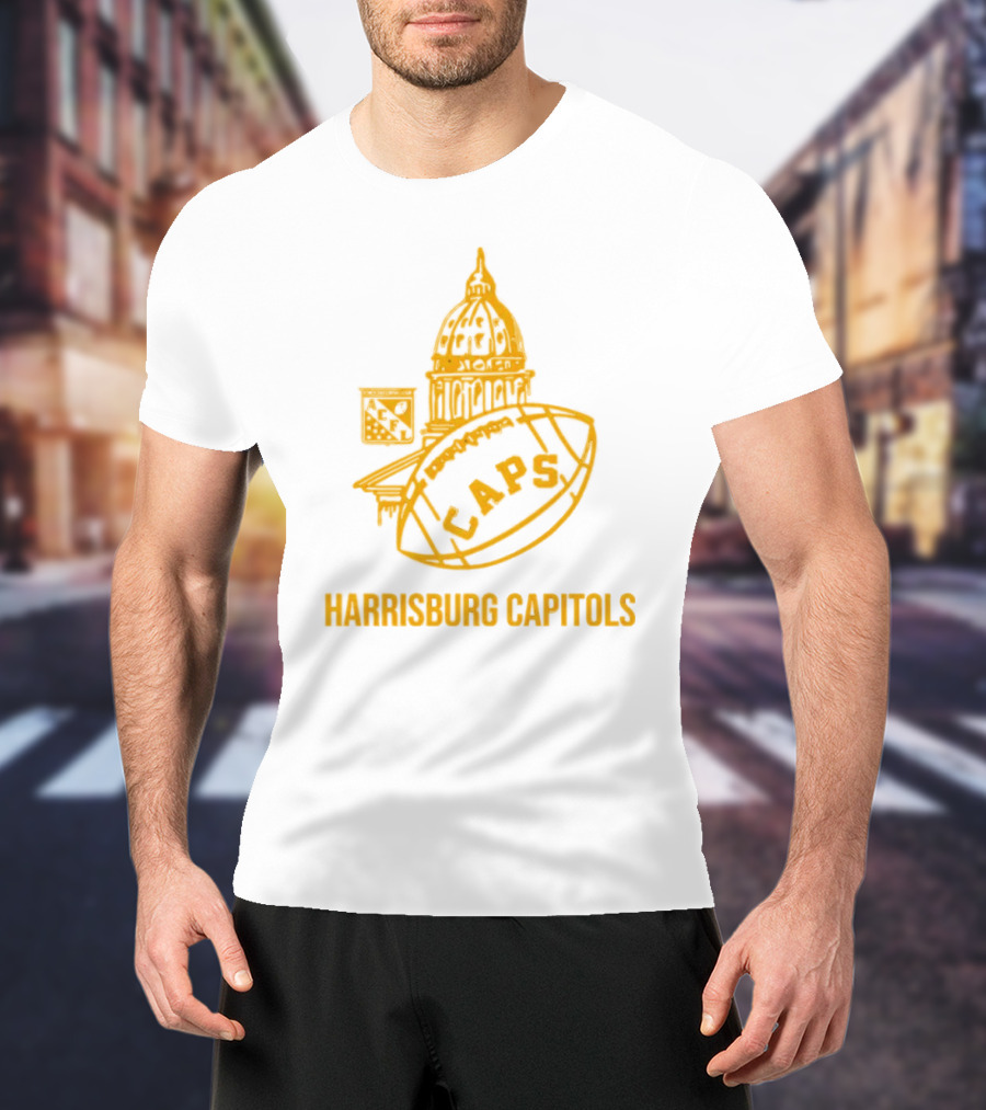 Harrisburg Capitols ACFL Football Caps Dome T-Shirt