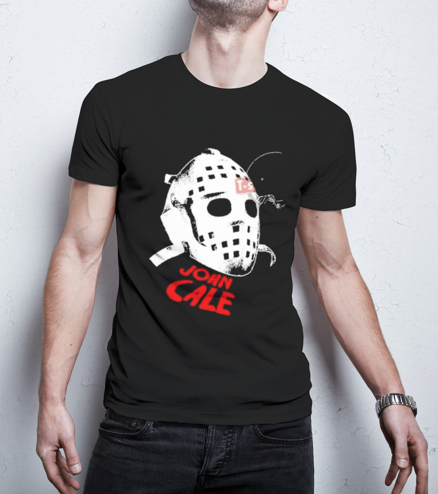 Jokermen Podcast John Cale Hockey Mask T-Shirt