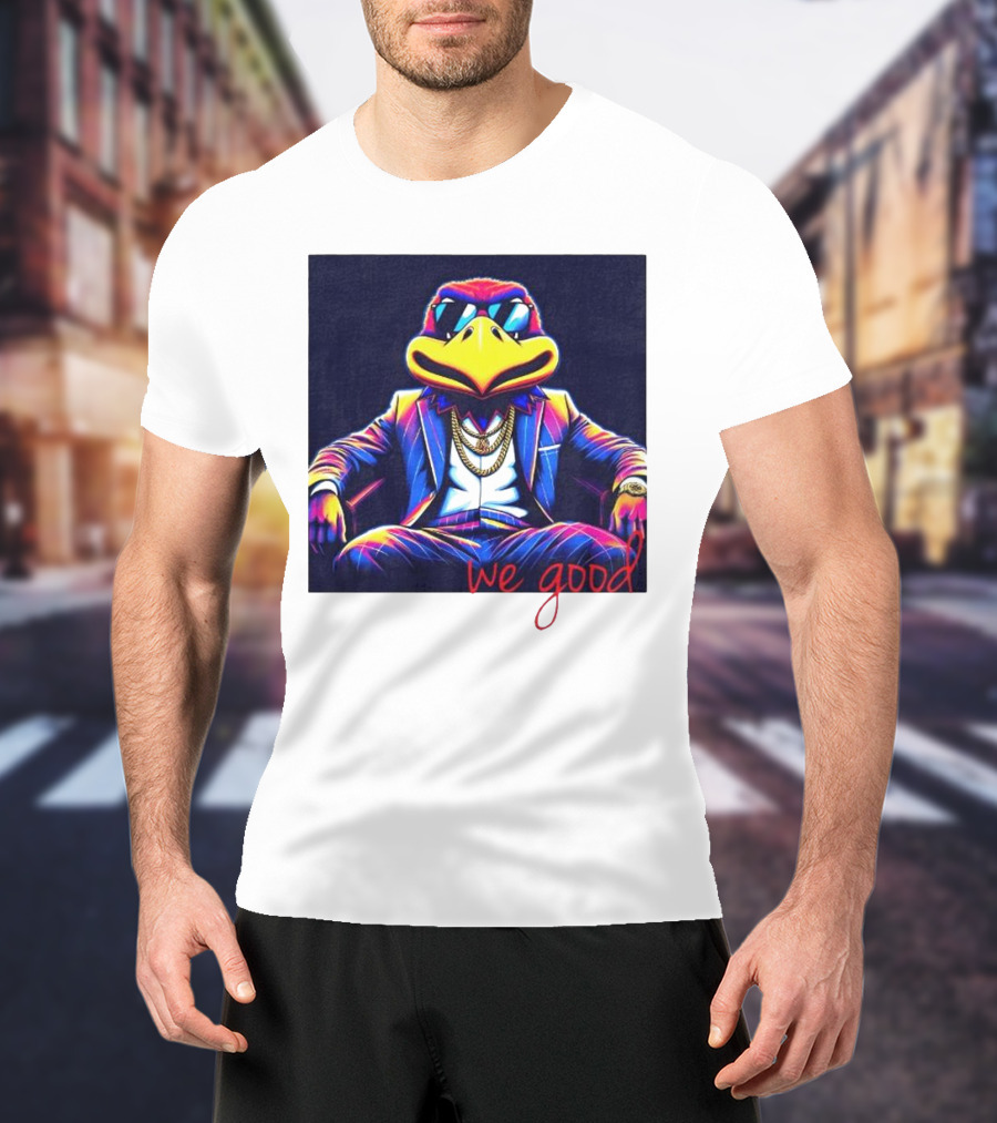Jayhawks Big Jay In Suit We Good T-Shirt