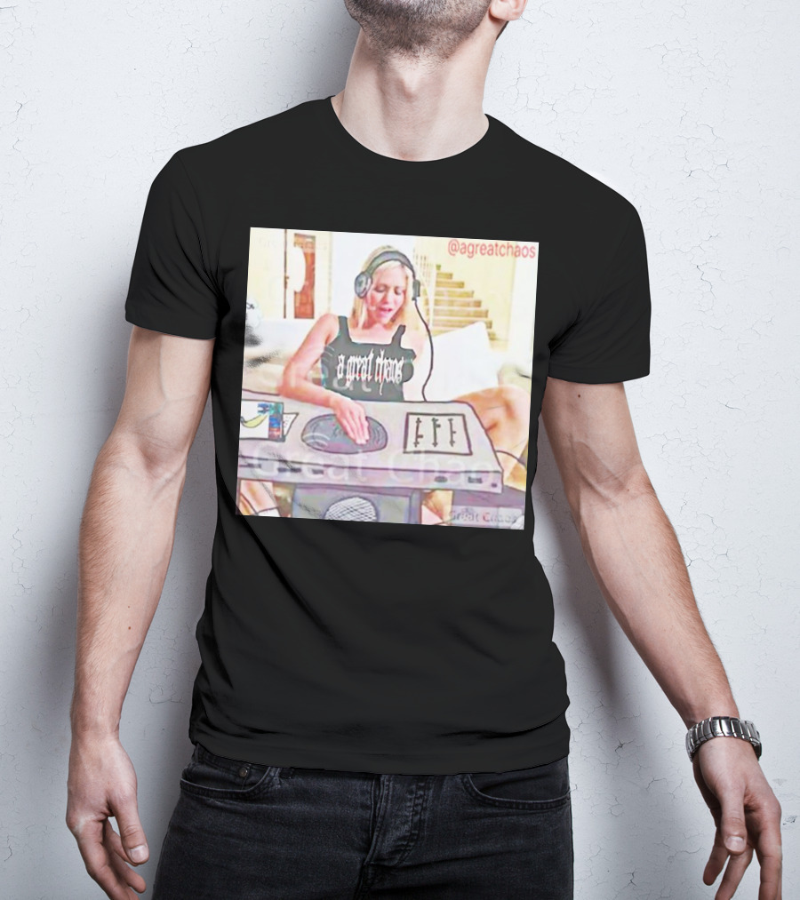 A Great Chaos Ken Carson DJing With Headphones And Mixing Table T-Shirt