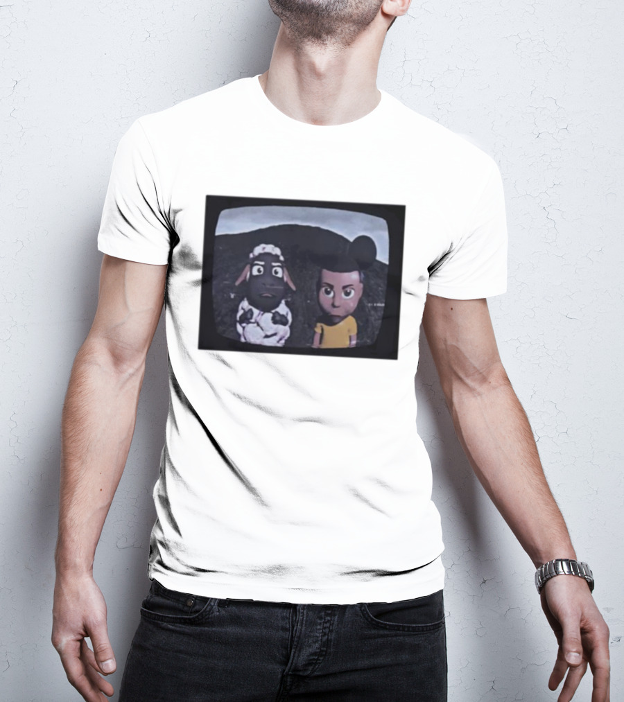 Amanda The Adventurer TV Show Characters On Vintage Screen T-Shirt