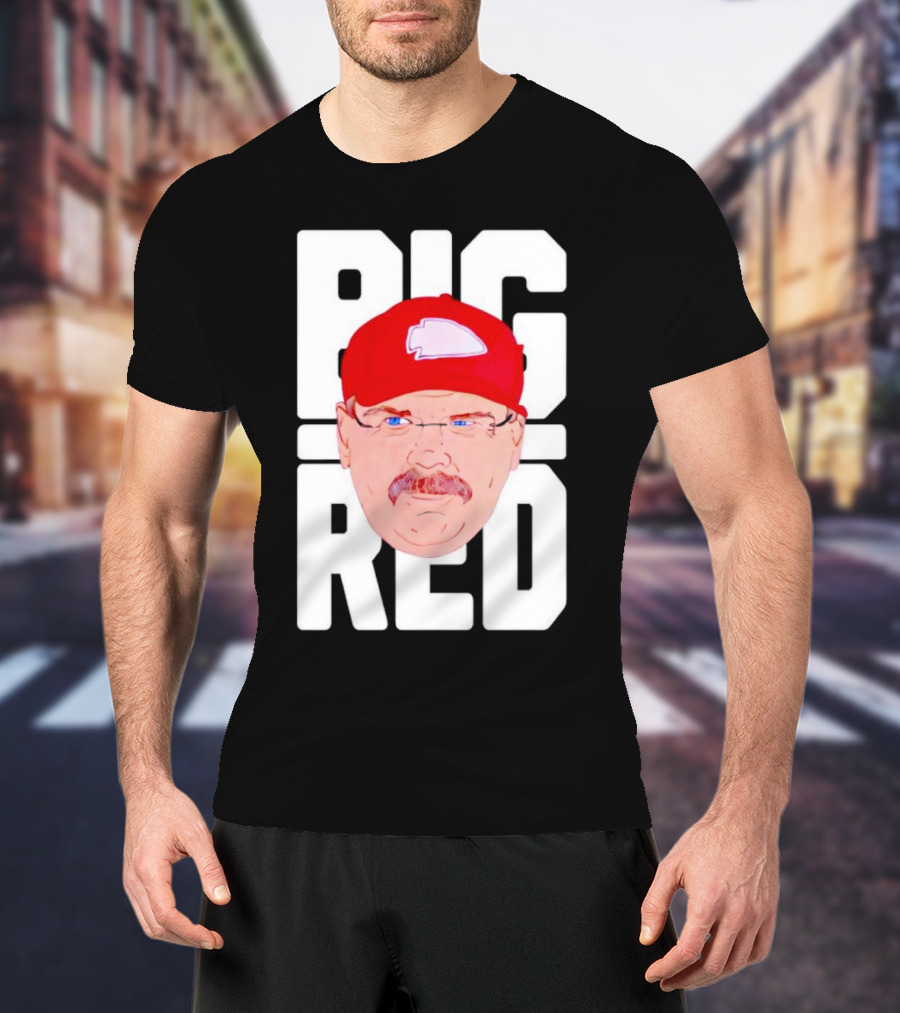 Big Red Football Coach Mavericks T-Shirt