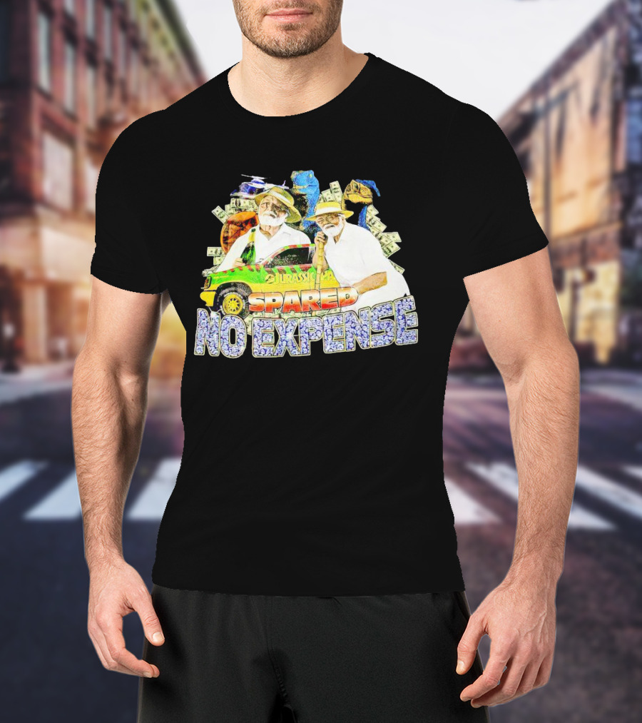 Jurassic Park Spared No Expense Dinosaur Adventure T-Shirt