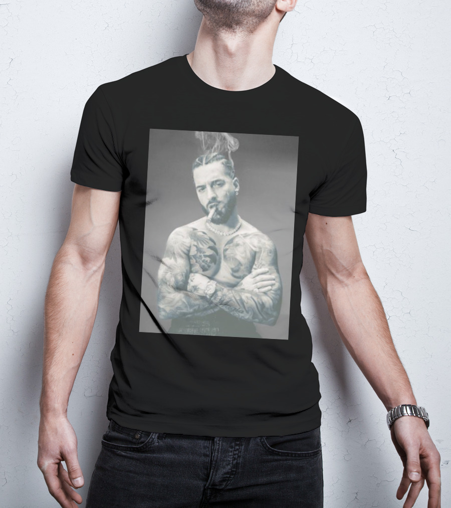 Maluma Don Juan Smoke Tattoo Tour T-Shirt