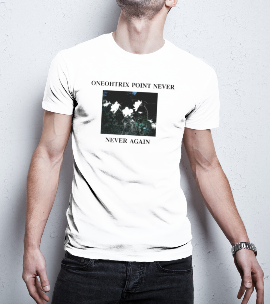 Oneohtrix Point Never Never Again Dark Floral T-Shirt
