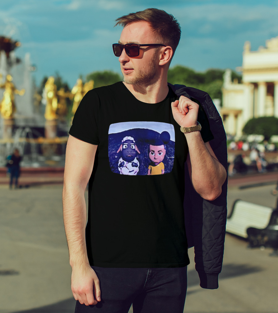 Amanda The Adventurer TV Show Retro Cartoon Character Duo T-Shirt