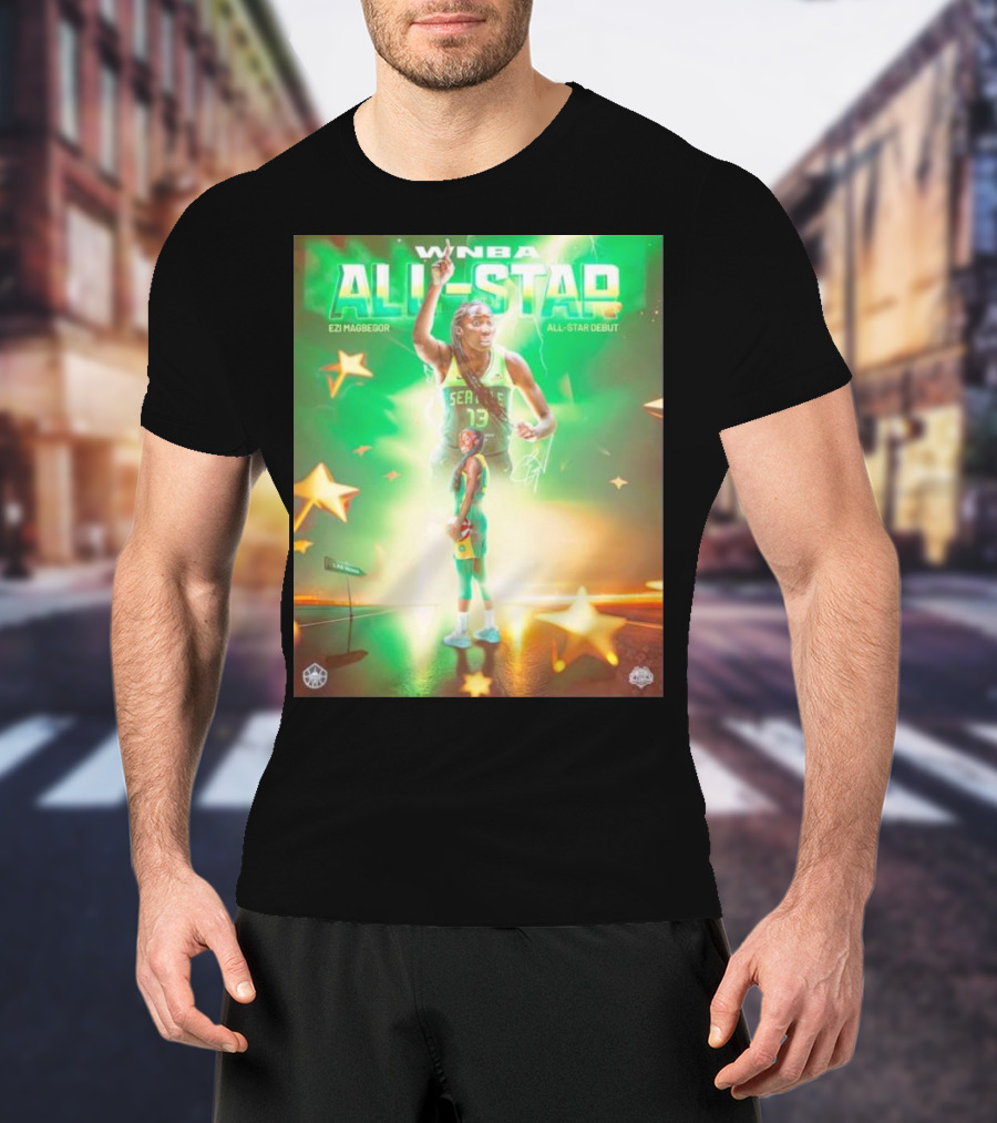 WNBA All-Star Ezi Magbegor All-Star Debut Seattle 13 T-Shirt